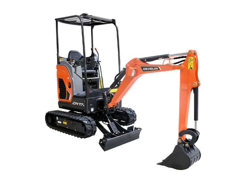 мини багер develon dx17z