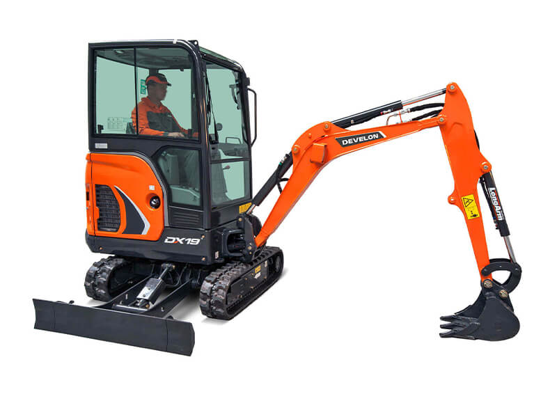 мини багер develon dx19