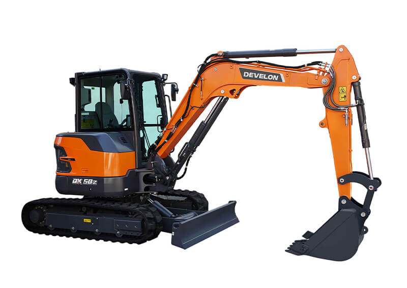мини багер develon dx50z
