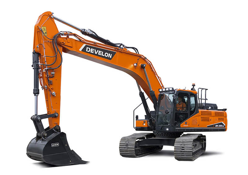 верижен багер develon dx300lc-7