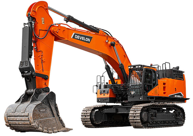 верижен багер develon DX800LC-7