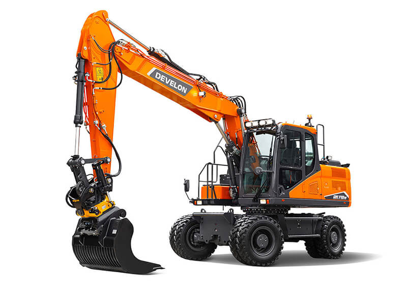 колесен багер develon dx170w-7 модел