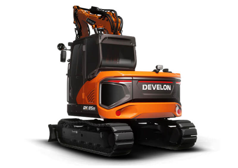 мини багер develon dx85r модел