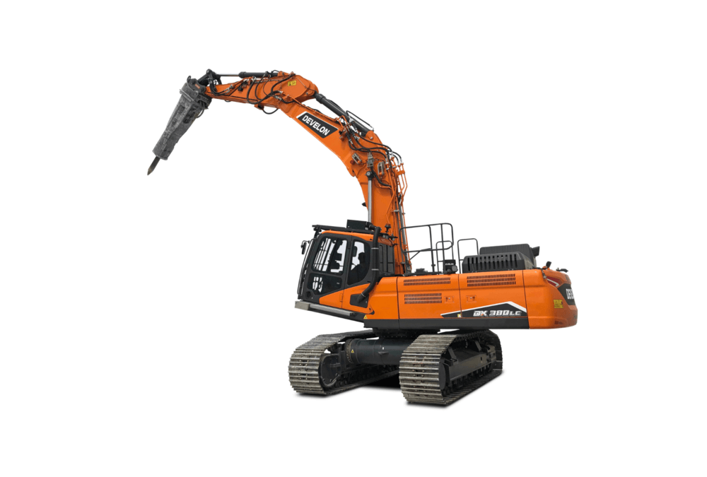 верижен багер develon dx380dm